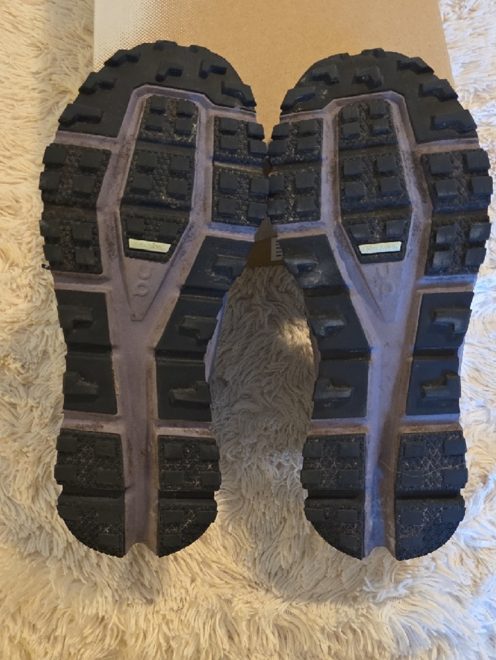 On Cloudultra Lavender/Eclipse Women Size 8 Trail Running Shoes - Picture 6 of 11